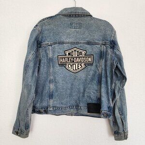 Harley Davidson Vintage Jean Jacket.